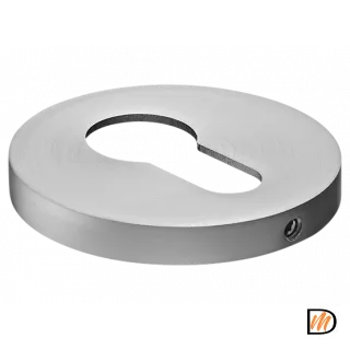 Накладка на замок MH-KH-R6 MSC на круглой розетке 6 мм, цвет мат.сатинированный хром