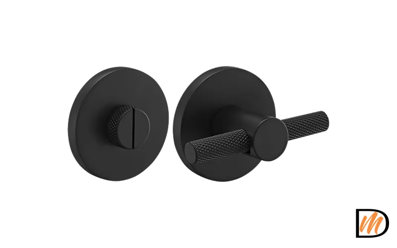 Завёртка сантехническая, на круглой розетке 6 мм, MH-WC-R6T BL,  цвет - чёрный