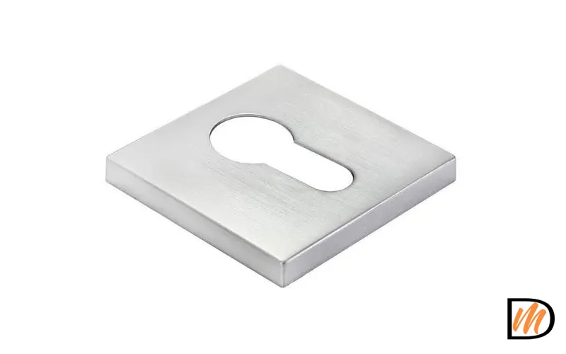 Накладка на замок MH-KH-S6 SC под евроцилиндр, цвет матовый хром