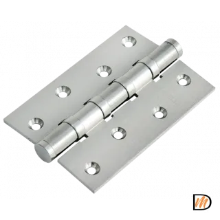 Петля универсальная карточная MBU 100X70X3-4BB SC латунь, врезная, цвет матовый хром