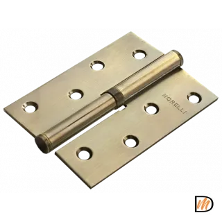 Петля разъемная MSND 100X70X2.5 AB R с подшипником стальная правая, врезная, цвет бронза