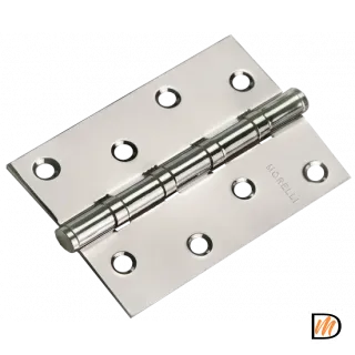 Петля универсальная карточная MS 100X70X2.5-4BB PC стальная, врезная, цвет хром, сталь