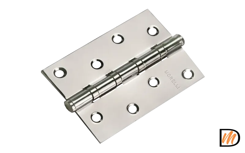 Петля универсальная карточная MS 100X70X2.5-4BB PC стальная, врезная, цвет хром, сталь