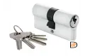 60C W,  ключевой цилиндр (60мм), цвет - белый