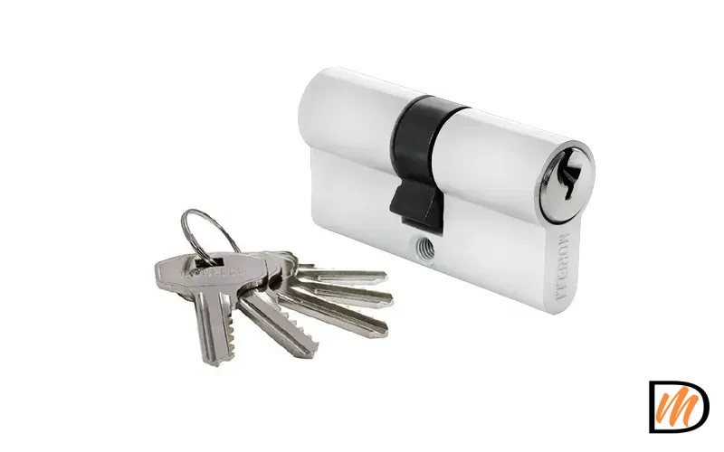 60C W,  ключевой цилиндр (60мм), цвет - белый