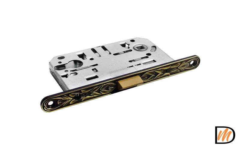 Замок межкомнатный 1885P-U IB бесшумный под цилиндр, цвет итальянская бронза