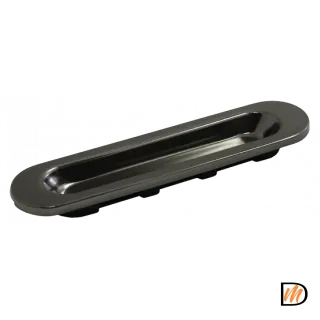 Ручка для раздвижных дверей MHS150 BN, цвет черный никель, ЦАМ