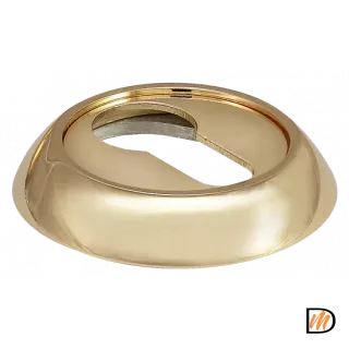 Накладка на замок MH-KH GP круглая под ероцилиндр, цвет золото