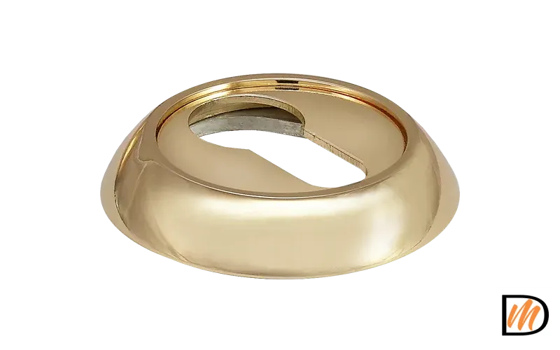 Накладка на замок MH-KH GP круглая под ероцилиндр, цвет золото