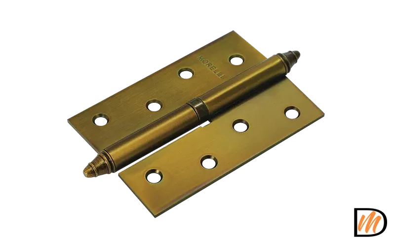 Петля карточная разъемная MS 100X70X2.5 R COF стальная правая, врезная, цвет кофе