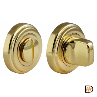 Завертка сантехническая MH-WC-CLASSIC PG на круглой розетке цвет золото