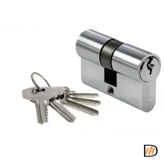 50C PC, ключевой цилиндр (50мм), цвет - хром