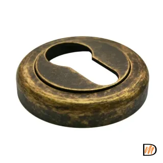 Накладка на евроцилиндр CC-KH OBA круглая, цвет античная бронза