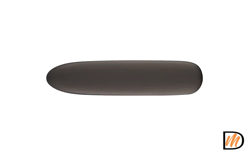 Ручка дверная UNIVERSE ANT раздельная без основания, цвет антрацит, ЦАМ