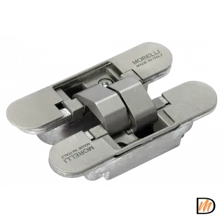 Петля скрытая HH-4 SN врезная с 3D-регулировкой вес полотна до 40 кг, цвет матовый никель