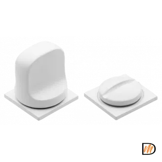 LUX-WC-SM BIA, завертка сантехническая, цвет - белый