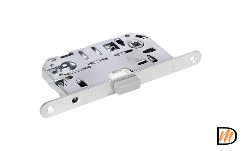 Защелка межкомнтаная IM L SC NP магнитная под цилиндр, цвет - мат.хром