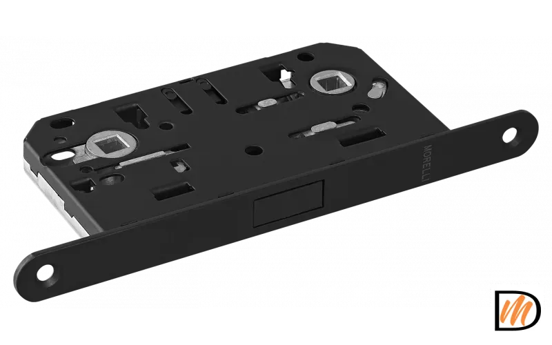 Замок межкомнатный TWICE M1885 BL магнитный, цвет черный