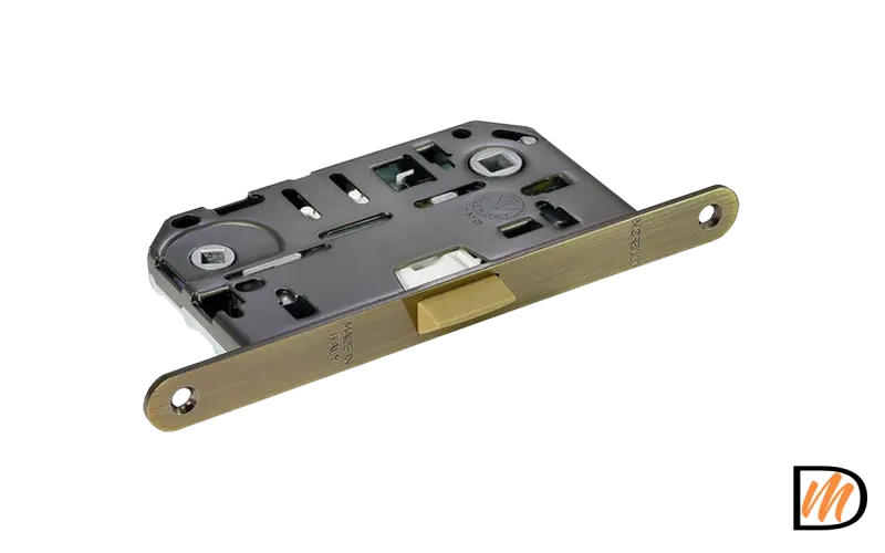 Замок межкомнатный IP WC MAB бесшумный, сантехнический, цвет античная бронза