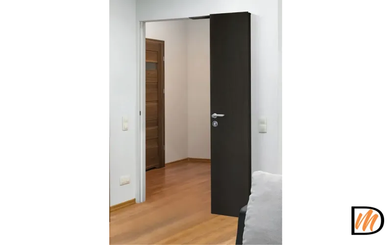 Поворотно-сдвижная система (фурнитура) для дверей 180-TWICE RIGHT 80, ширина 80см, правая сторона, 180 градусов,  до 50 кг