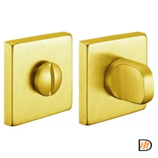 Завертка сантехническая LUX-WC-S5 OSA на квадратном основании цвет матовое золото