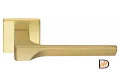 Ручка дверная раздельная FIORD S5 OSA на квадратной розетке из латуни, цвет матовое золото
