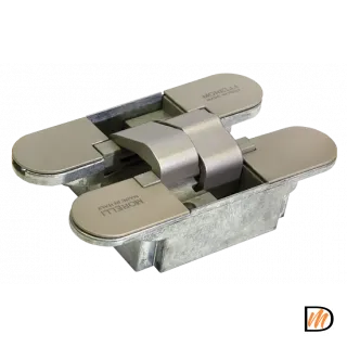 Петля скрытая HH-3 SN врезная с 3D-регулировкой вес полотна до 40 кг, цвет матовый никель