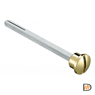 Четырехгранник LUX-SPINDLE-WC 110 OTL 110мм с кнопкой, цвет золото