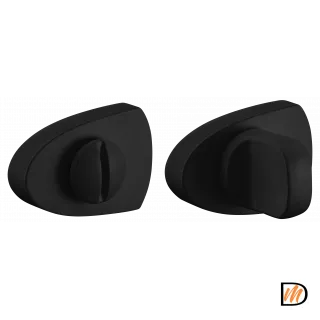 LUX-WC-UN NERO, завертка сантехническая, цвет - черный