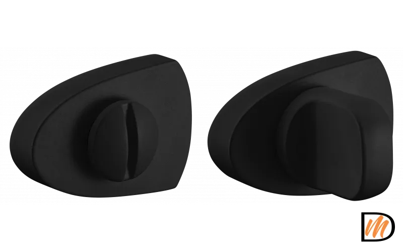 LUX-WC-UN NERO, завертка сантехническая, цвет - черный