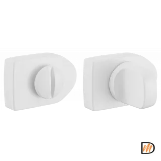 LUX-WC-SH BIA, завертка сантехническая, цвет - белый