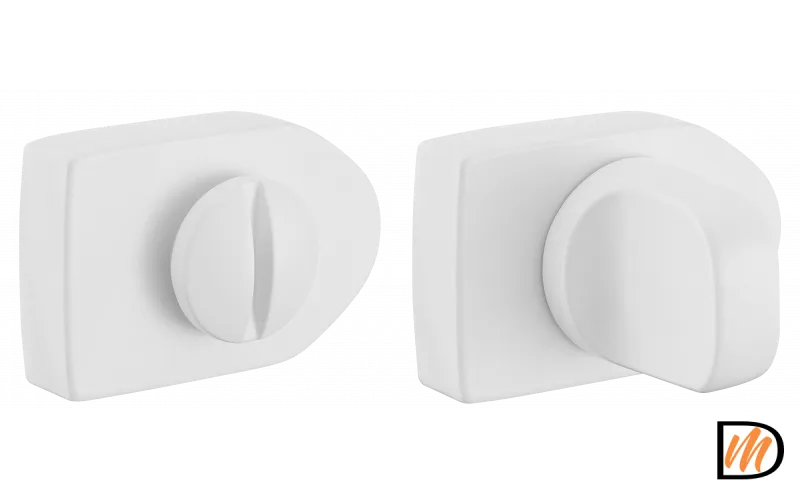 LUX-WC-SH BIA, завертка сантехническая, цвет - белый