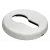Накладка на замок LUX-KH-R BIA круглая под евроцилиндр, цвет белый