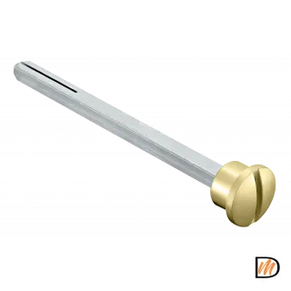 Четырехгранник LUX-SPINDLE-WC 110 OSA 110мм с кнопкой, цвет матовое золото