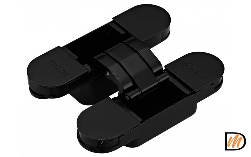 Петля скрытая HH-24 B врезная с 3D-регулировкой вес полотна до 40 кг, цвет черный