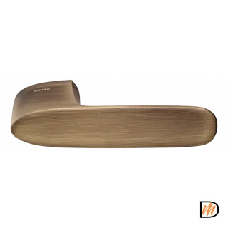 Ручка дверная UNIVERSE CAFFE раздельная без розетки, цвет кофе, ЦАМ