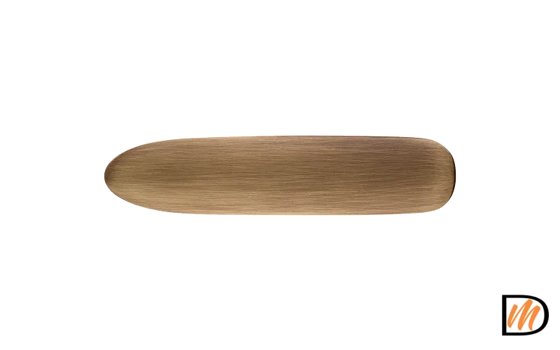 Ручка дверная UNIVERSE CAFFE раздельная без розетки, цвет кофе, ЦАМ