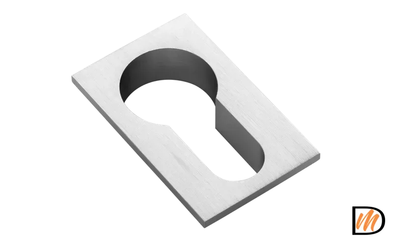 LUX-KH-SM CSA, накладка на евроцилиндр, цвет - мат. хром