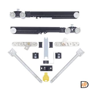 Комплект роликов SLIDING SET 2 40kg NEW, два доводчика, дверь до 40кг