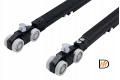 Комплект роликов SLIDING SET 3 40kg NEW, двойной доводчик, дверь до 40кг