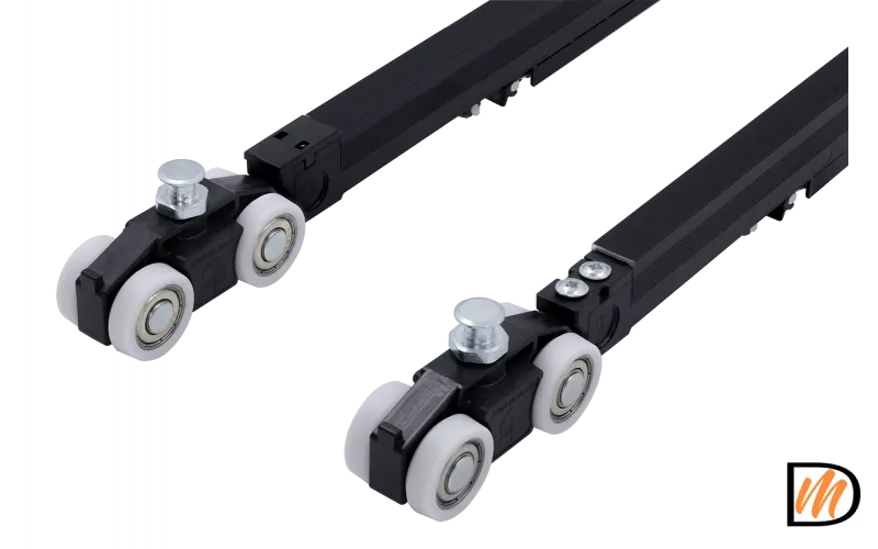 Комплект роликов SLIDING SET 3 40kg NEW, двойной доводчик, дверь до 40кг