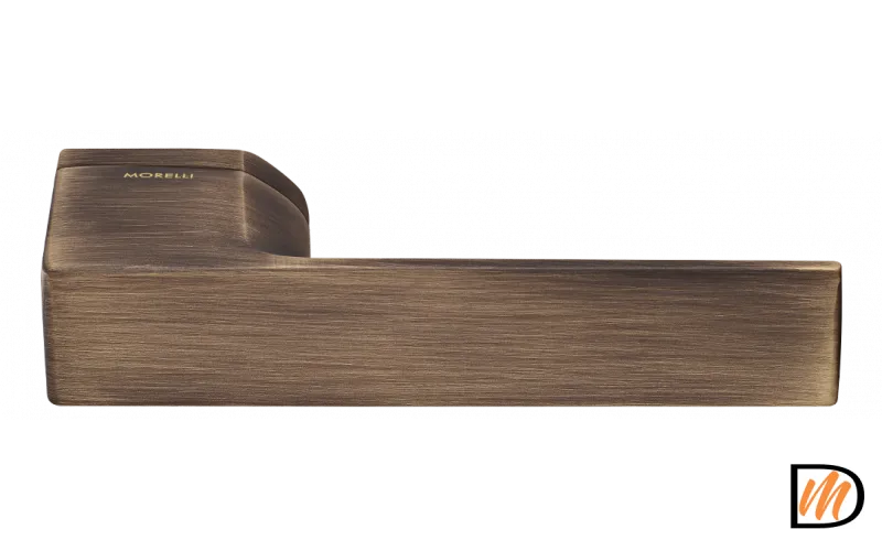 Ручка дверная SHUTTLE CAFFE раздельная на розетке, цвет кофе, ЦАМ