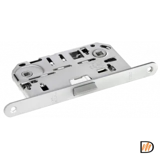 Замок межкомнатный IP WC SC бесшумный, сантехнический, цвет мат.хром