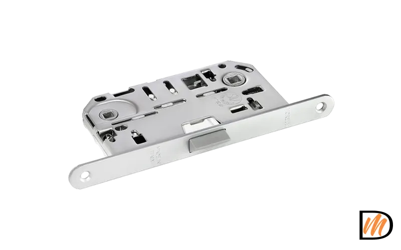 Замок межкомнатный IP WC SC бесшумный, сантехнический, цвет мат.хром