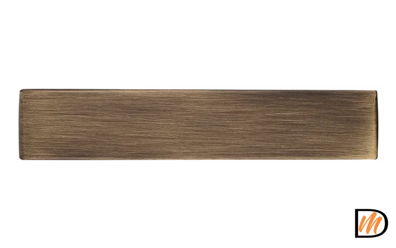 Ручка дверная SHUTTLE CAFFE раздельная на розетке, цвет кофе, ЦАМ