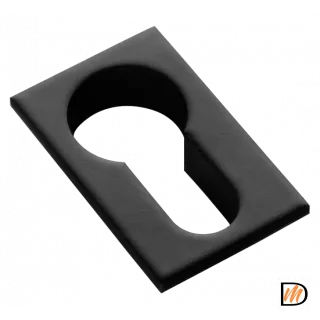 Накладка на замок LUX-KH-SM NERO под евроцилиндр, цвет черный