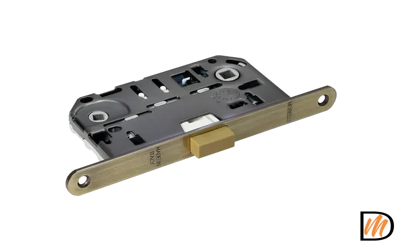 Замок межкомнатный IM WC MAB NP магнитный, сантехнический, цвет - античная бронза