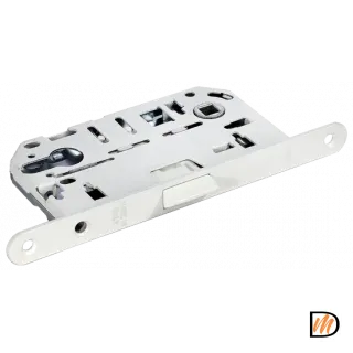 Замок межкомнатный IP L W бесшумный под цилиндр, цвет белый