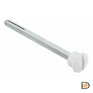 Четырехгранник LUX-SPINDLE-WC 110 BIA 110мм с кнопкой, цвет белый