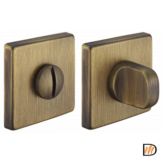 Завертка сантехническая LUX-WC-S5 CAFFE на квадратной розетке цвет кофе